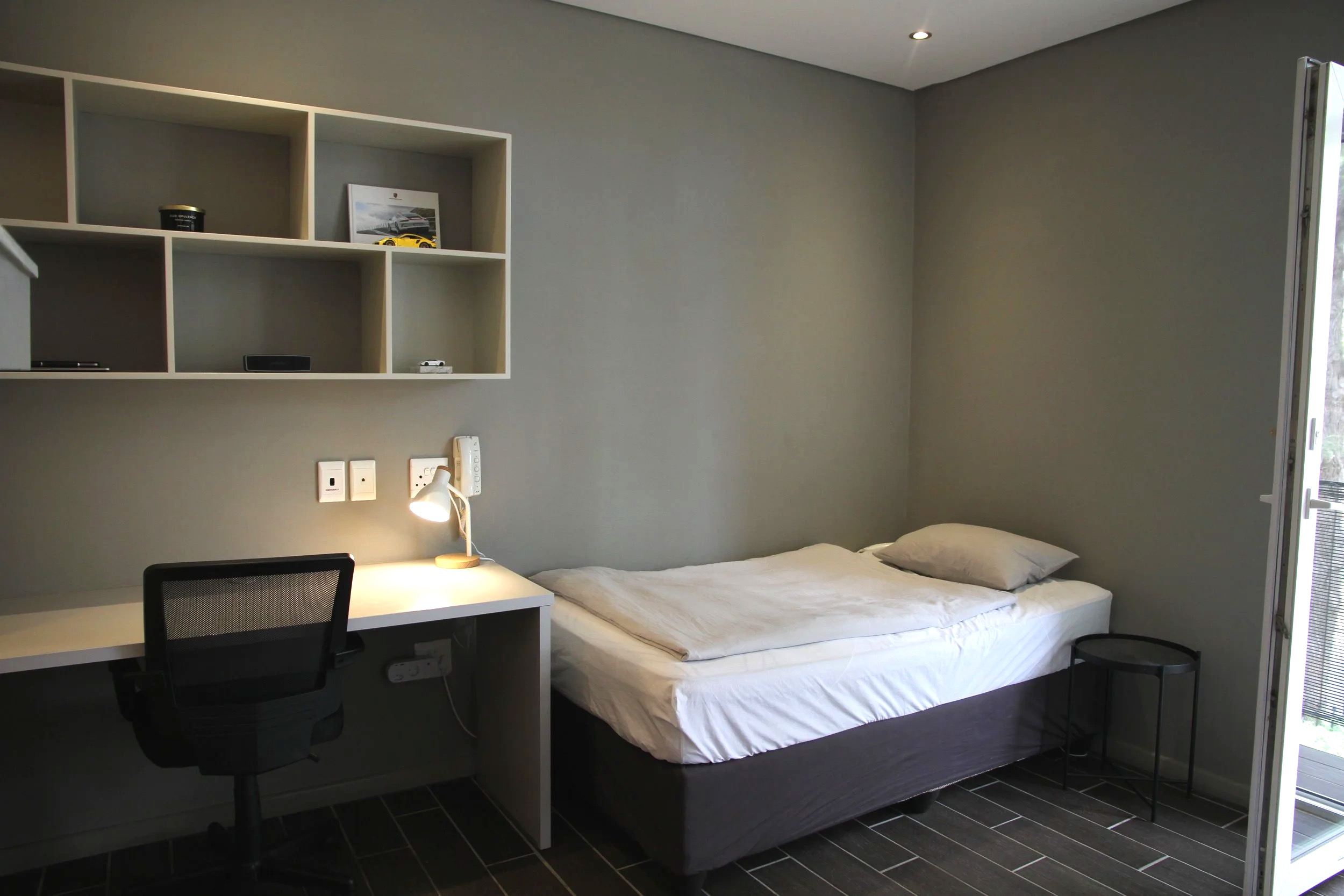 Student Room Interior Desk View